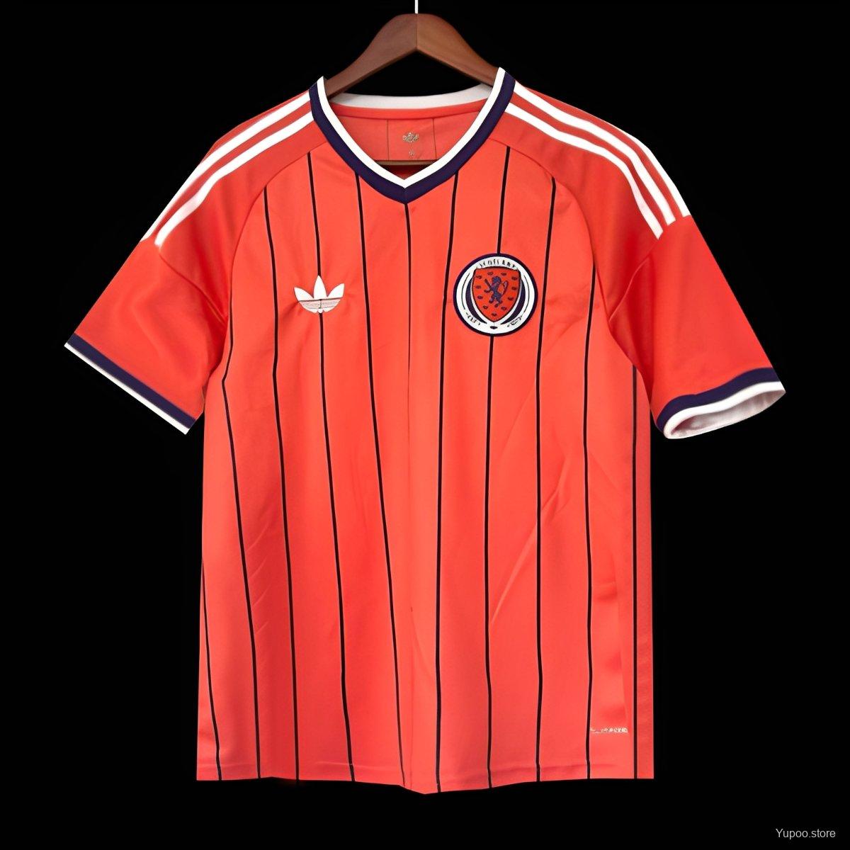 Camiseta de fútbol Escocia 2026 VISITANTE MANGA CORTA VERSION FAN
